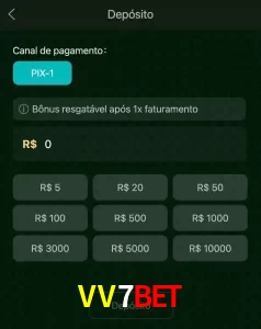 deposits VV7BET